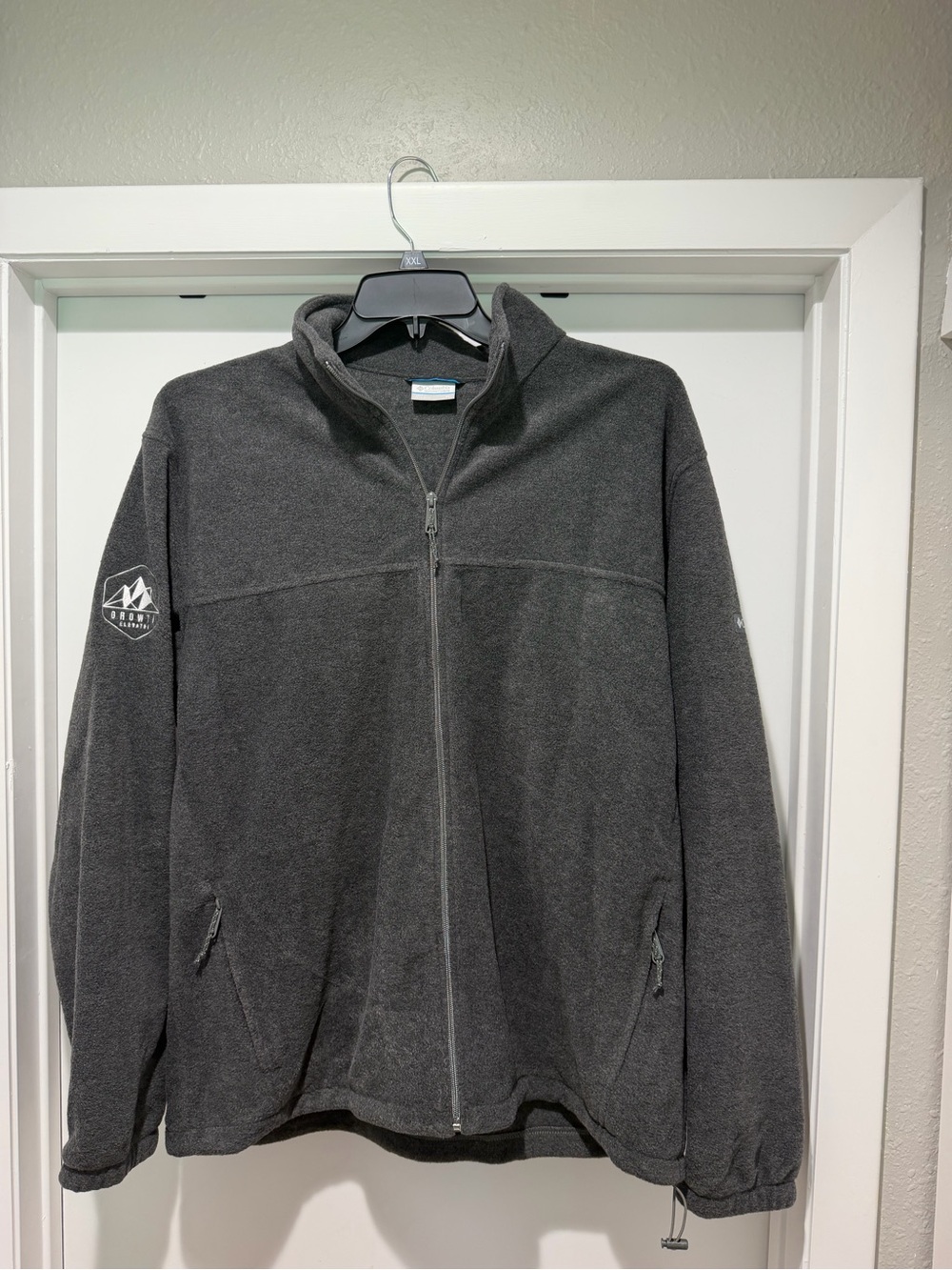 Columbia Men's Charcoal Gray Full-Zip Fleece Jacket